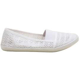 Mckeylor Ballerines textiles blanche