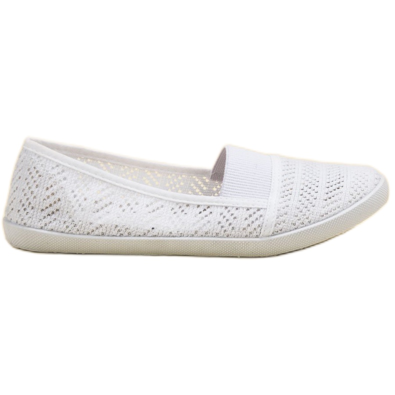 Mckeylor Ballerines textiles blanche