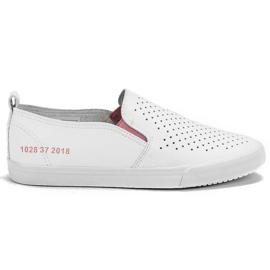 Mckeylor Slipons Ajourés blanc