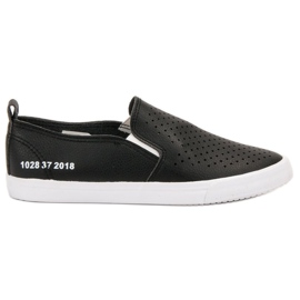 Mckeylor Slipons Ajourés le noir