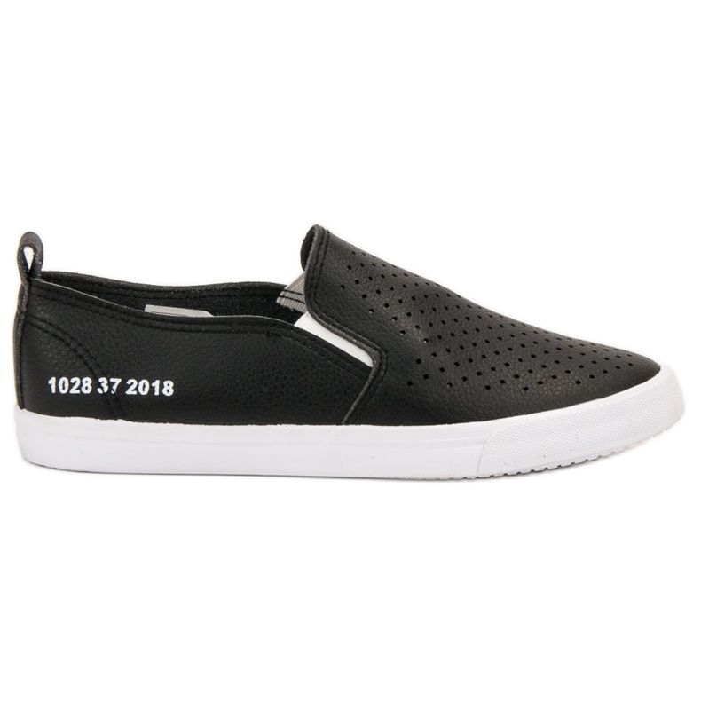 Mckeylor Slipons Ajourés le noir