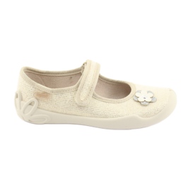 Chaussures enfant Befado 114X288 beige doré
