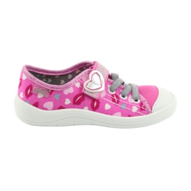 Chaussures enfant Befado 251X123 blanc rose gris