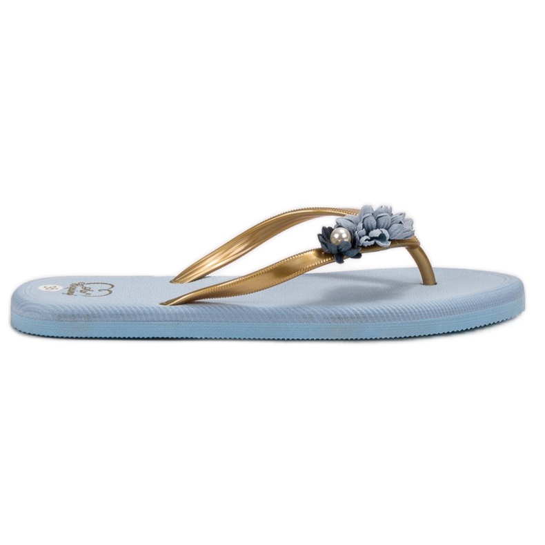 Ax Boxing Tongs Avec Fleurs bleu