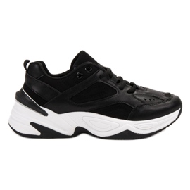 SHELOVET Baskets noires le noir