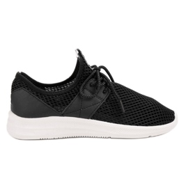 Lovery Chaussures de sport aérées noir