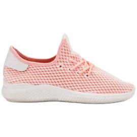 SHELOVET Chaussures de sport avec maille rose SHELOVET Chaussures de sport avec maille rose