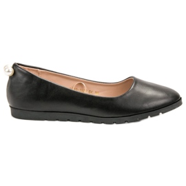 SHELOVET Ballerines noires le noir