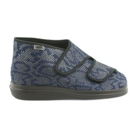 Chaussures femme Befado pu 986D009 noir bleu marine gris