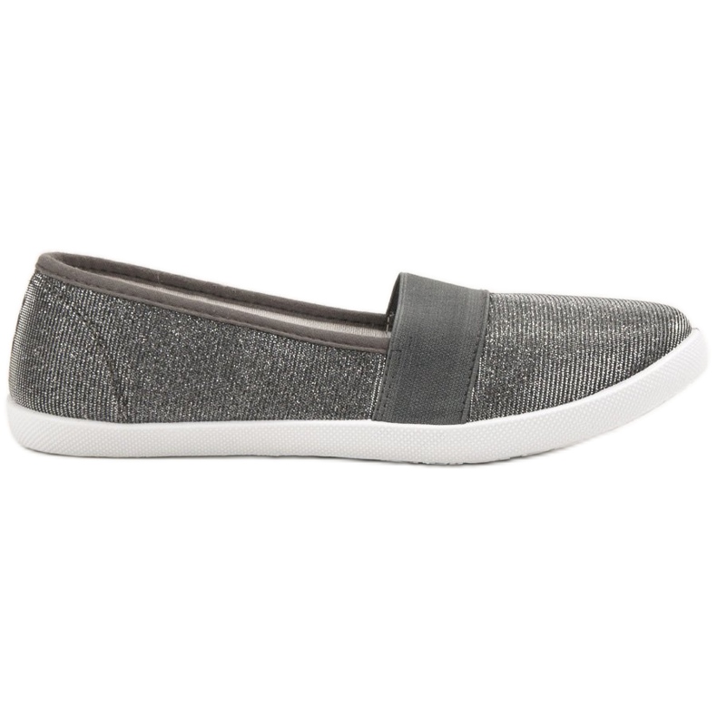 Renda Baskets à paillettes gris