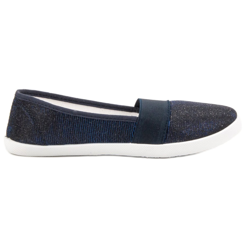 Renda Baskets à paillettes bleu marin bleu