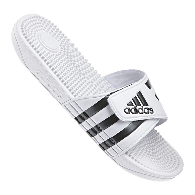 Chaussons Adidas Adissage M F35573 blanche Chaussons Adidas Adissage M F35573 blanche