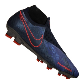 Nike Phantom Vsn Elite Df Fg M AO3262-440 chaussures de football bleu marine bleu marine