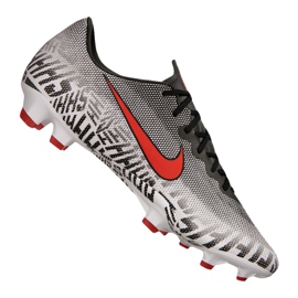 Chaussures de football Nike Vapor 12 Pro Njr Fg M AO3123-170 gris blanc