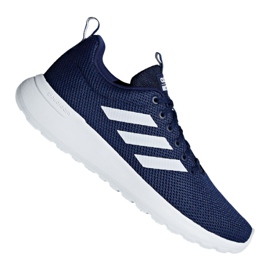 Chaussures de course adidas Lite Racer Cln M B96566 blanche bleu marin Chaussures de course adidas Lite Racer Cln M B96566 blanche bleu marin