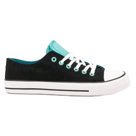 SHELOVET Baskets basses le noir