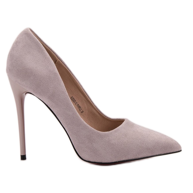 Jumex Talons en daim violet