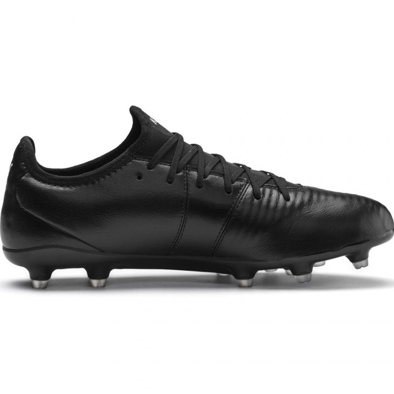 Chaussures de football Puma King Pro Fg M 105608 01 noir noir