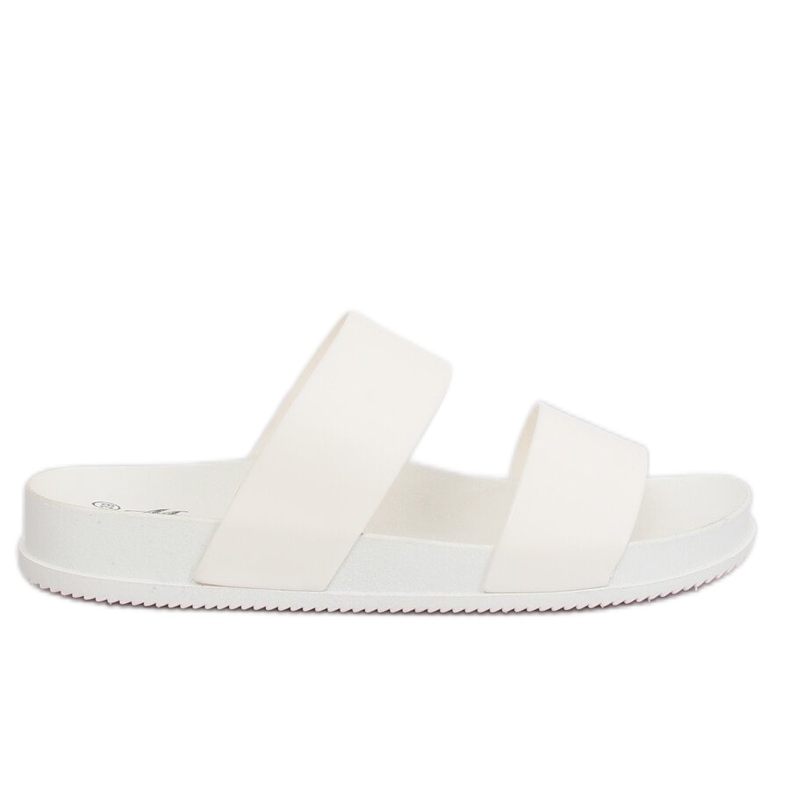 Chaussons blancs pour femmes TS-23 Blanc blanche Chaussons blancs pour femmes TS-23 Blanc blanche