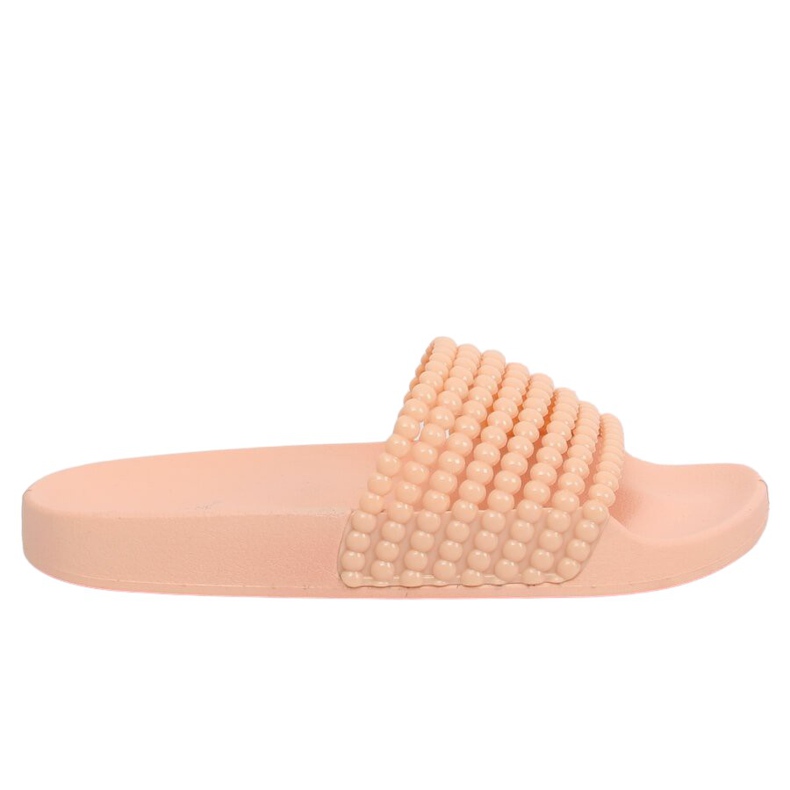 Rose G301 Chaussons roses avec perles