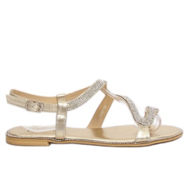 Sandales avec un serpent doré H560 Gold d'or Sandales avec un serpent doré H560 Gold d'or