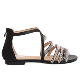 Sandales noires pour femmes LL6339 Noir le noir