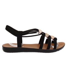 Sandales noires pour femmes FC19-Q33 Noir le noir