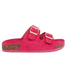 Chaussons femme fuchsia 6105 Fuchsia rouge