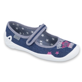 Chaussures pour enfants Befado 114Y369 bleu marine bleu gris multicolore