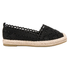 Seastar Espadrilles en dentelle noir
