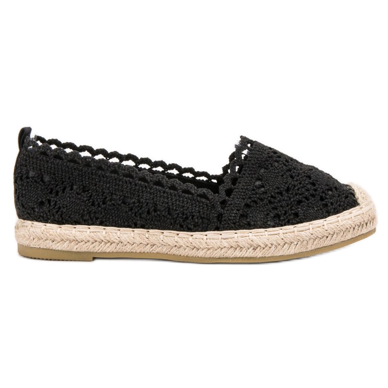 Seastar Espadrilles en dentelle le noir