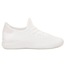 SHELOVET Chaussures de sport avec maille blanche