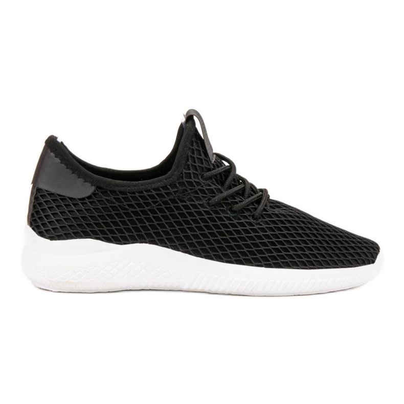 SHELOVET Chaussures de sport avec maille le noir