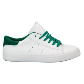 SHELOVET Baskets à lacets blanc