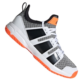 Chaussures de handball Adidas Stabil Jr F33830 multicolore gris