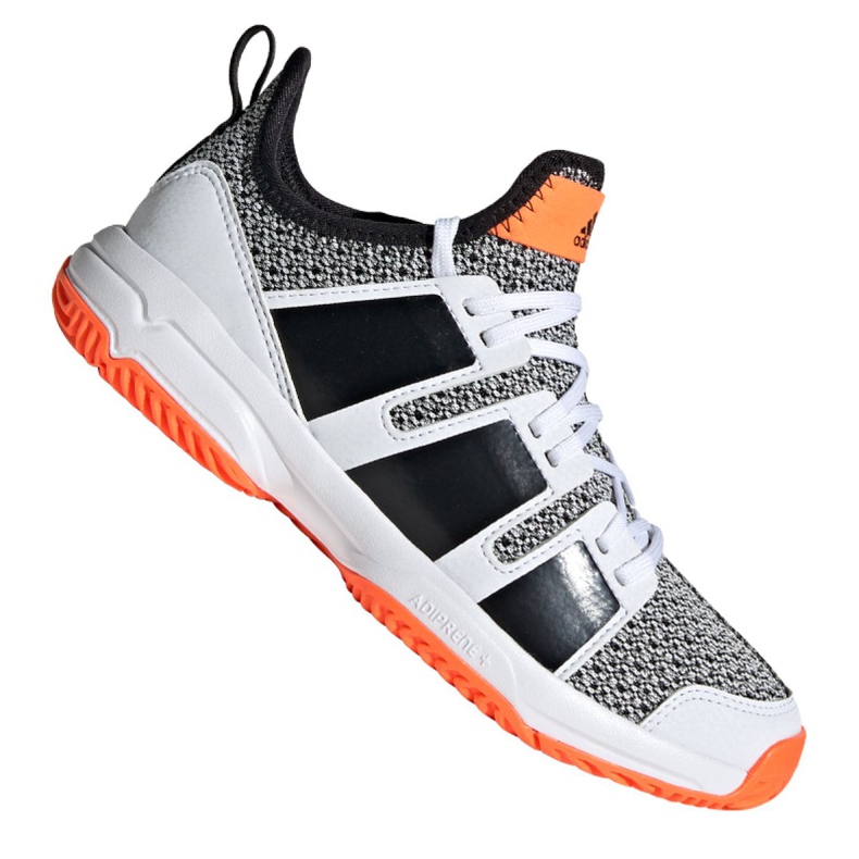 Chaussures de handball Adidas Stabil Jr F33830 multicolore gris Chaussures de handball Adidas Stabil Jr F33830 multicolore gris