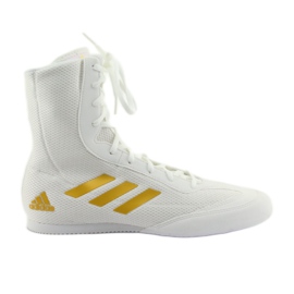 Chaussures de boxe Adidas Box Hog Plus blanc