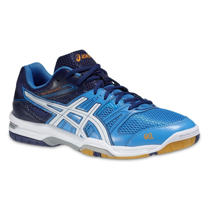Chaussures de volley-ball Asics Gel-Rocket 7 B405N-4101 bleu bleu