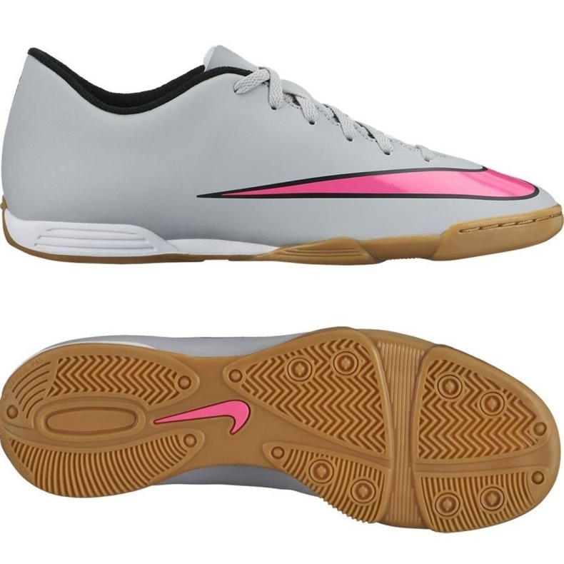 Chaussures d'intérieur Nike Mercurial Vortex Ii Ic 651648-060 multicolore gris