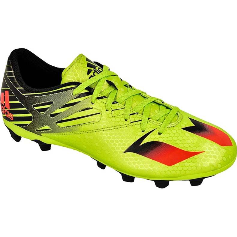 Chaussures de foot Adidas Messi 15.4 FxG M S74698 vert vert