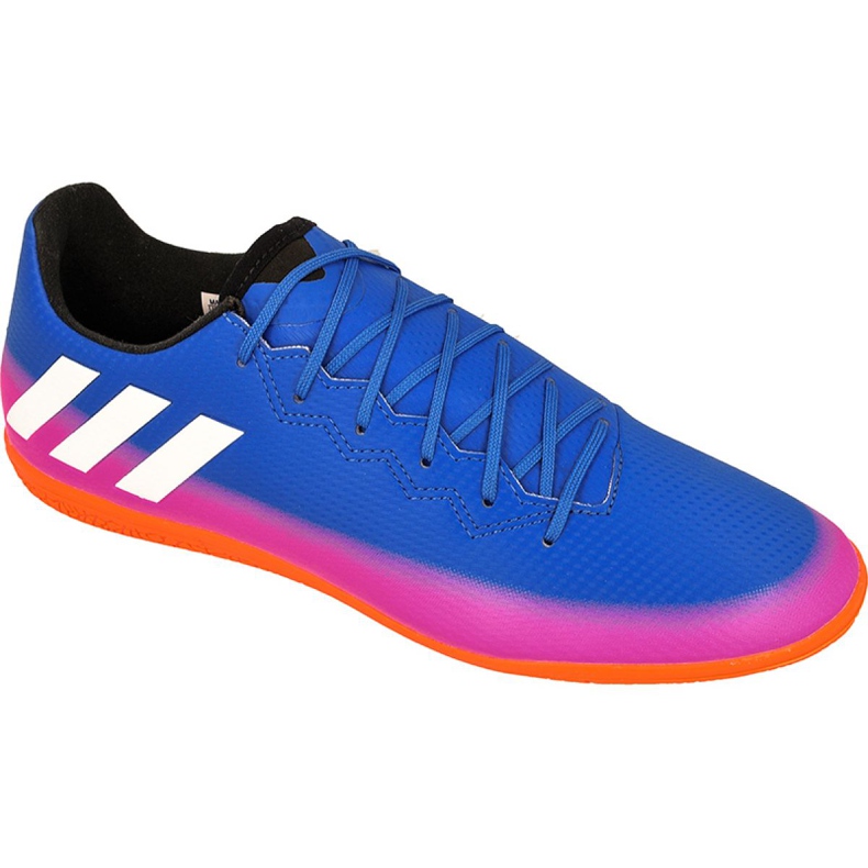 Chaussures d'intérieur adidas Messi 16.3 En M BA9018 bleu bleu