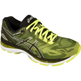 Chaussures de course Asics Gel-Nimbus 19 M T700N-9007 noir jaune
