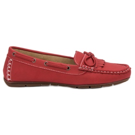 SHELOVET Mocassins Avec Un Noeud rouge
