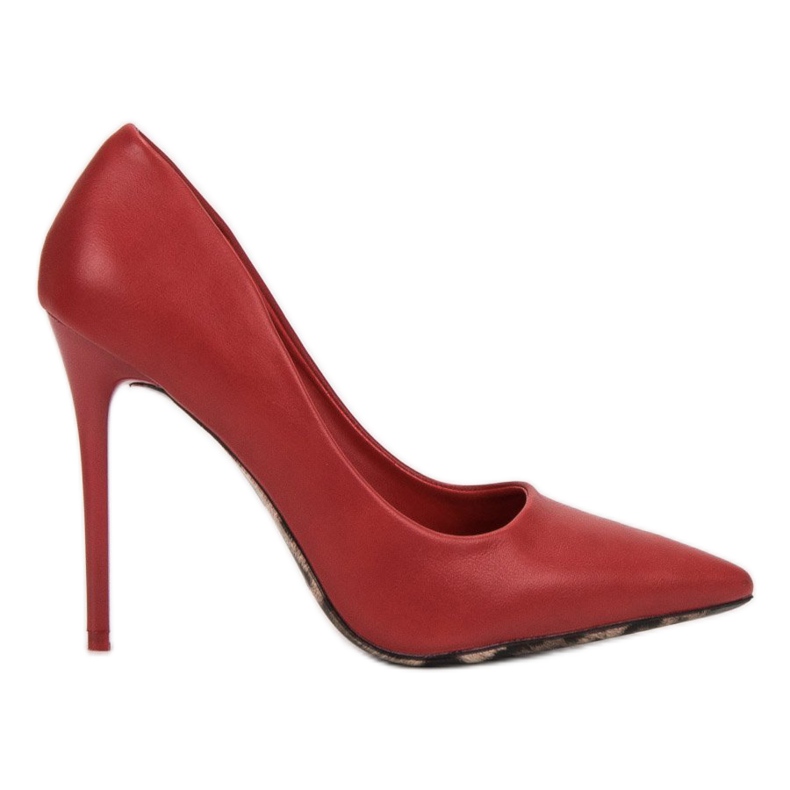 SHELOVET talons hauts sexy rouge