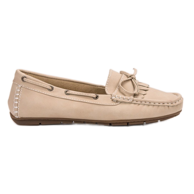 SHELOVET Mocassins Avec Un Noeud brun