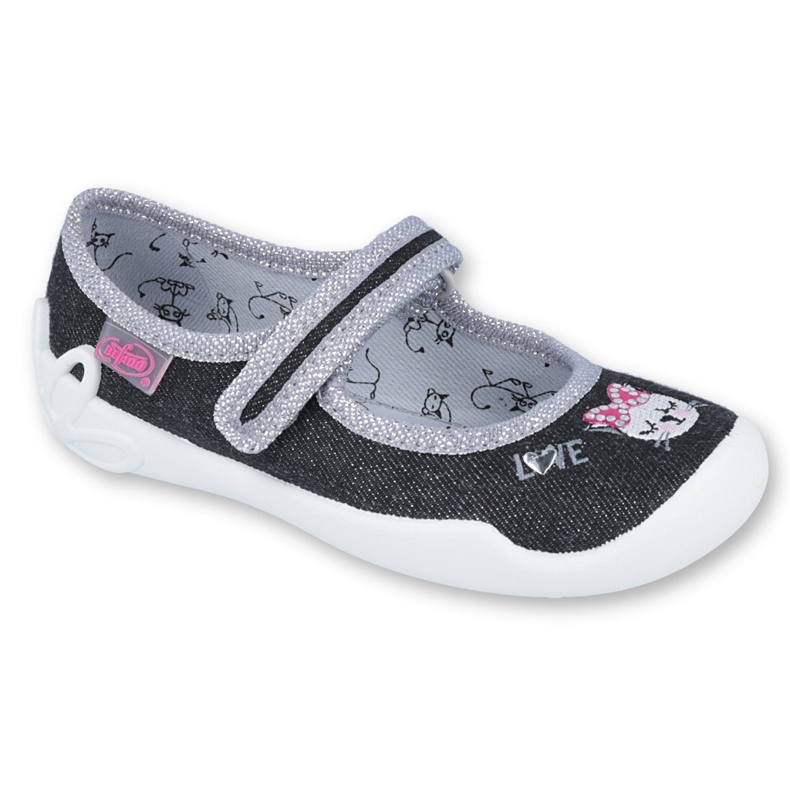 Chaussures enfant Befado 114X353 le noir gris Chaussures enfant Befado 114X353 le noir gris