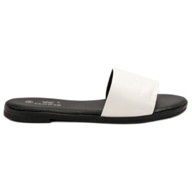 Clowse Pantoufles Blanches Classiques