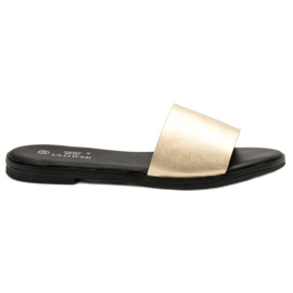 Clowse Chaussons dorés classiques d'or