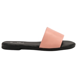 Clowse Pantoufles Poudre Classiques rose