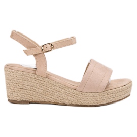 Vices Sandales sur la plate-forme brun Vices Sandales sur la plate-forme brun